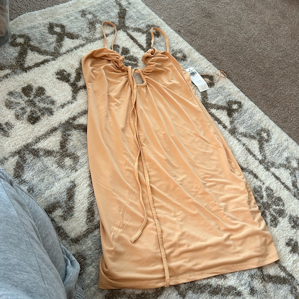 Orange Abercrombie Mini Dress NWT